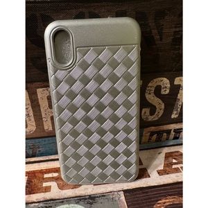 New Silver iPhone X Case Holder